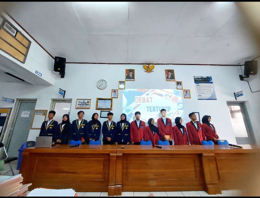 Debat Kandidat calon ketua dan wakil ketua OSIS dan MPK